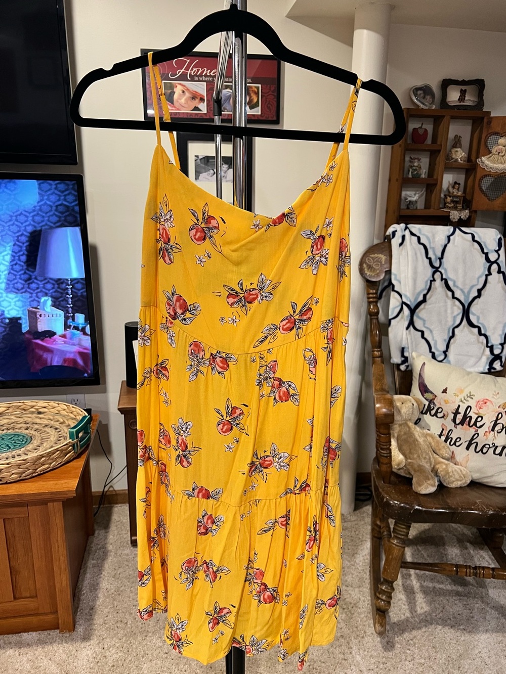 Copper Key Women’s Yellow Floral Sundress